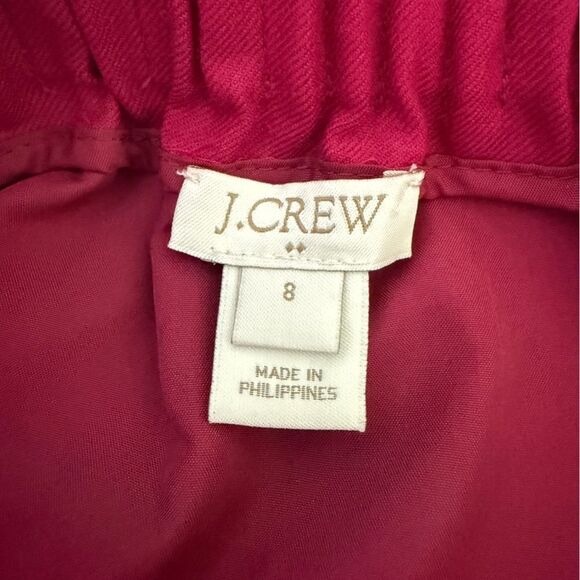 J. Crew Gathered Waist Magenta Pull On Skirt - Picture 3 of 5